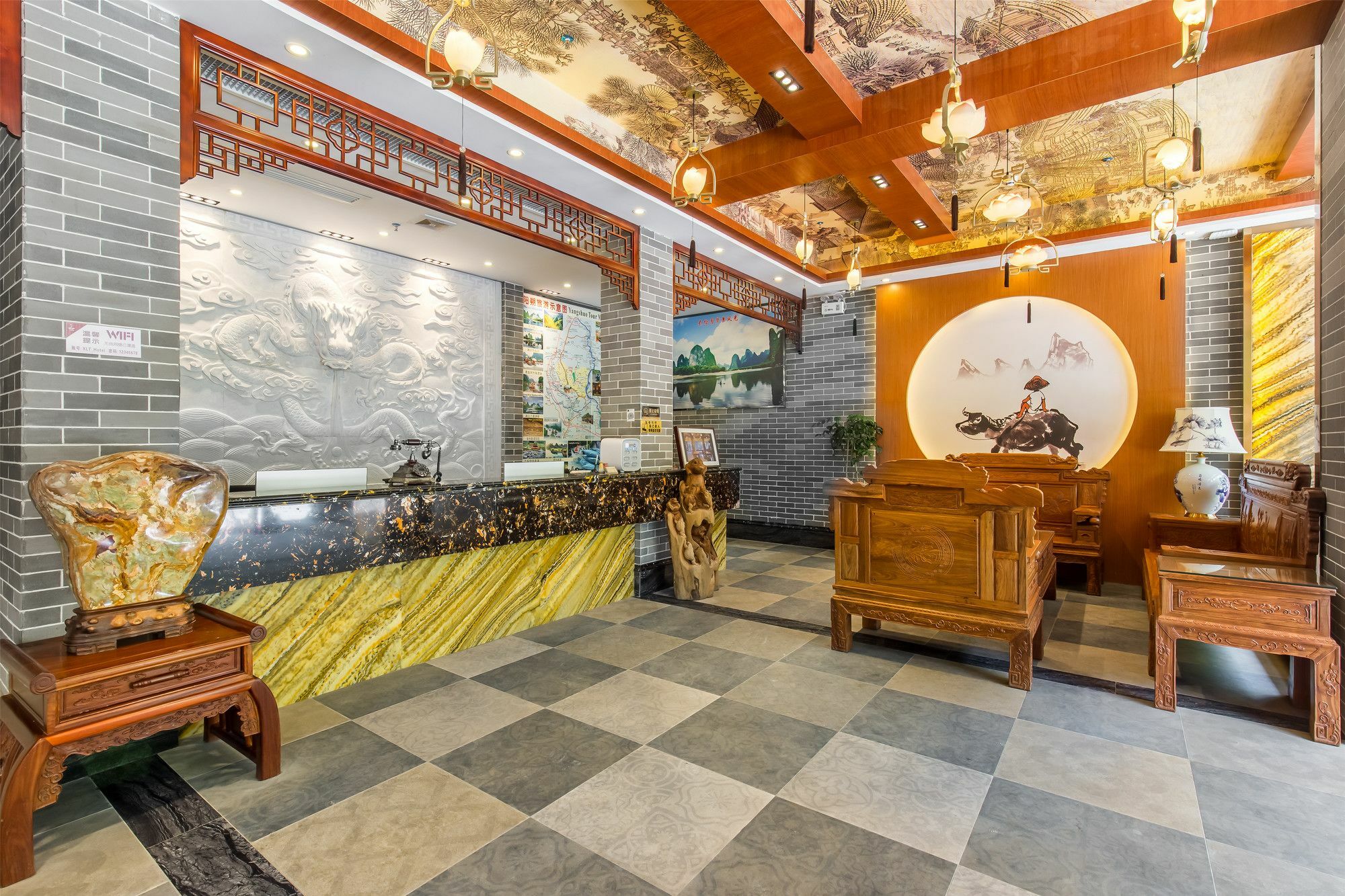 阳朔梧桐·嘉轩寻龙庭酒店（影视、文学、健康新生活体验酒店） 桂林 外观 照片